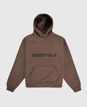 Fear Of God Essentials Brown Pullover Hoodie