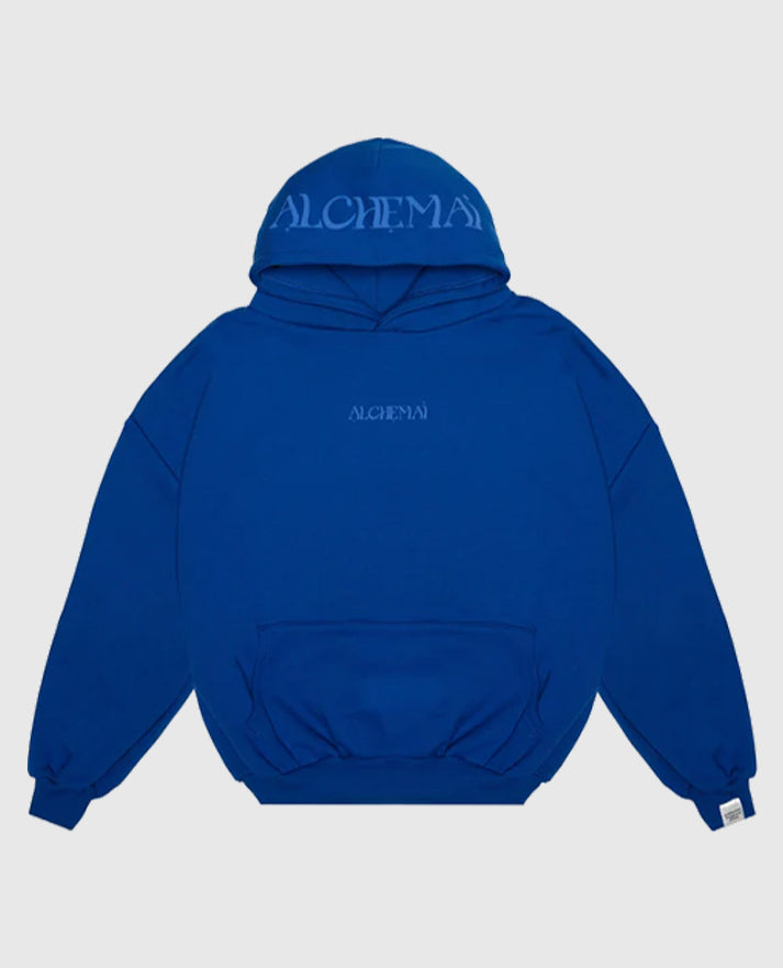 Fear of Looking Stupid Hoodie Blue