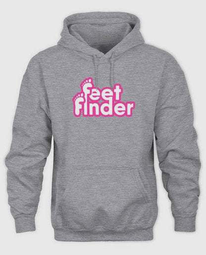 Feet Finder Gray Hoodie