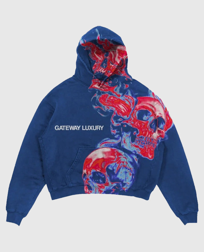 Gateway Luxury Skully Pullover  Hoodie