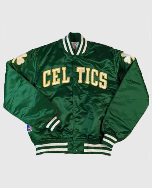 Green and White Basketball Game Day Jacket