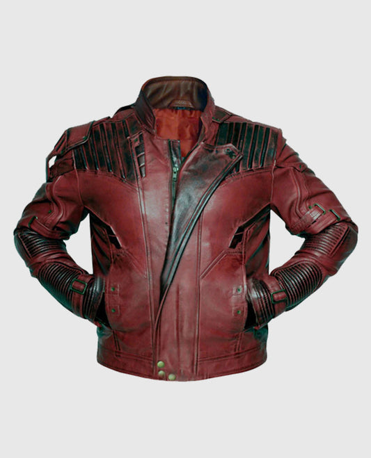Guardian of the Galaxy Star Lord Leather Jacket