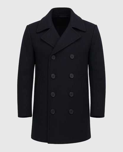 Harry Da Souza MobLand Black Wool Coat