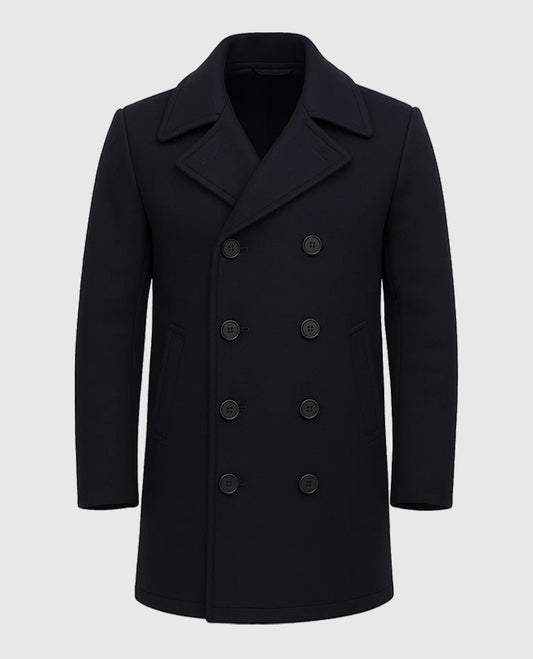 Harry Da Souza MobLand Black Wool Coat