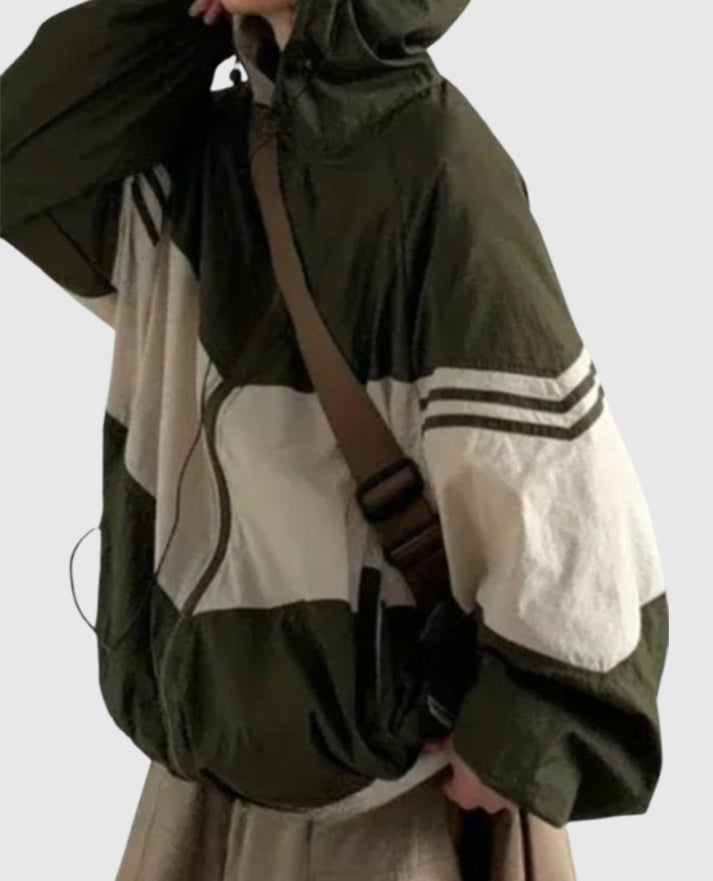 Hydro Sprint Green And Brown Jacket For Men And Women