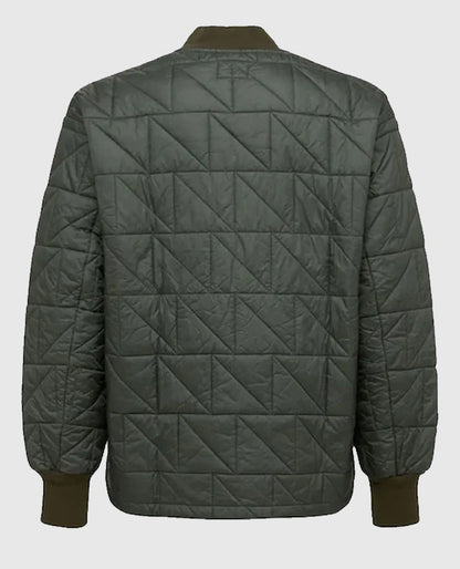 Jabari Banks Bel-Air 2022 Quilted Gray Jacket