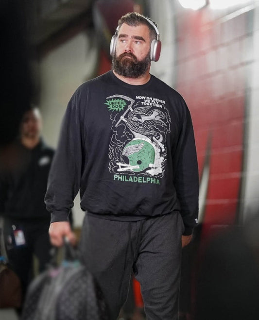 Jason Kelce Now Or Never We Fly Together Sweatshirt