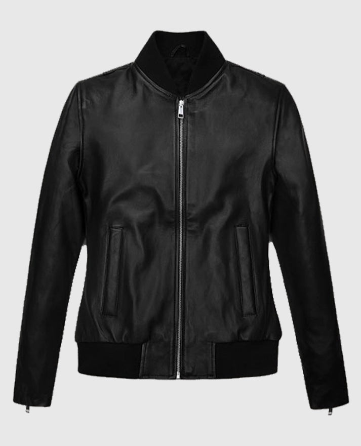 Jennifer Aniston Leather Black Jacket