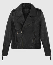 Jennifer Aniston Leather Jacket in Black 