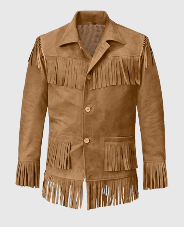 Jon Voight Midnight Cowboy Fringes Leather Jacket