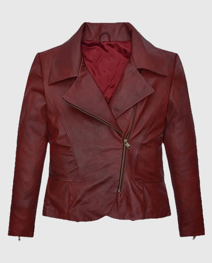 Katherine Heigl Suits Red Leather Jacket