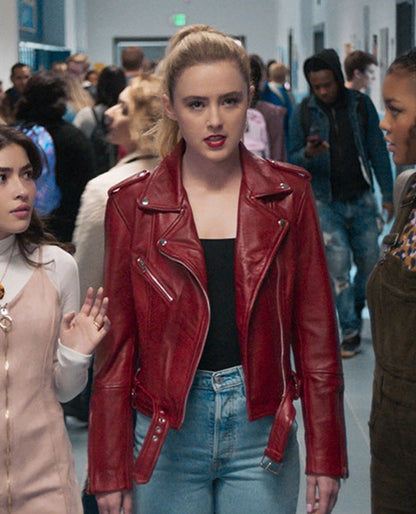 Kathryn Newton Freaky Leather Jacket