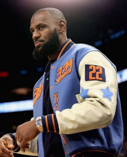 LeBron James NBA 22 Varsity Jacket