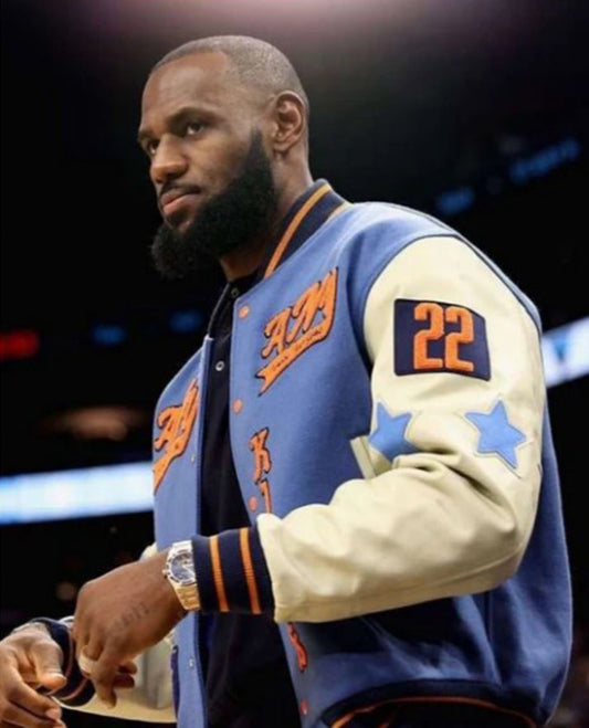 LeBron James NBA 22 Varsity Jacket
