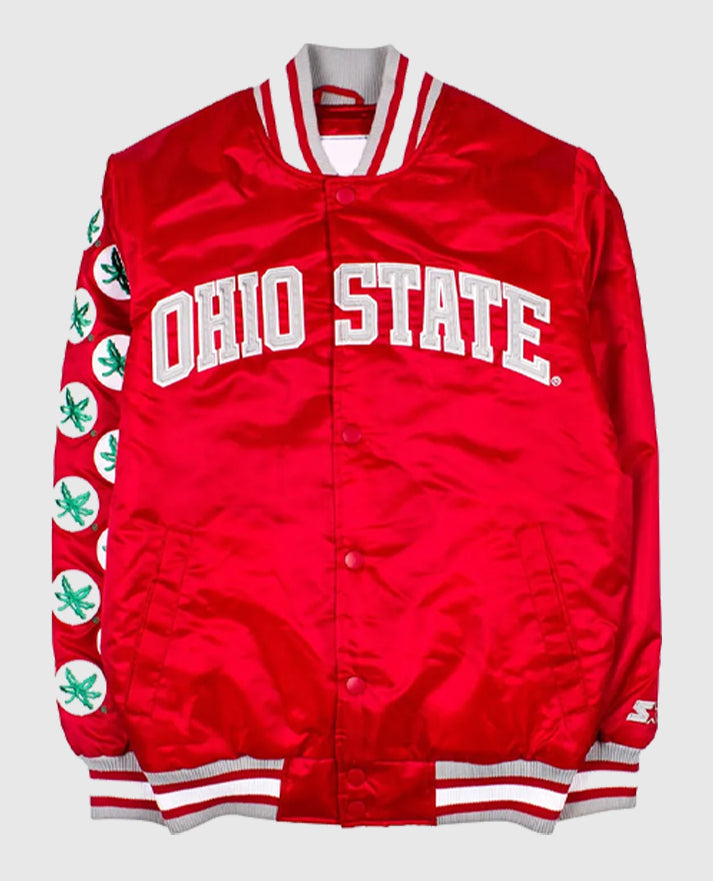 Lebron James Ohio State Buckeyes Red Jacket