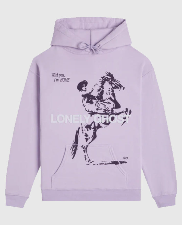 Lonely Ghost Pink Hoodie