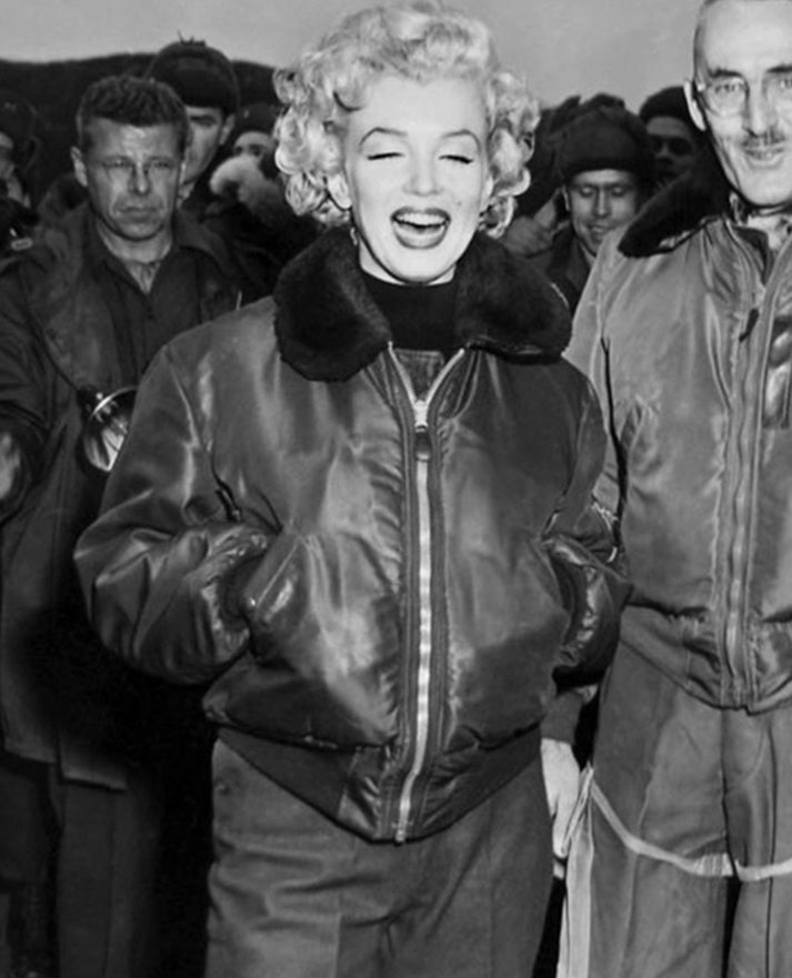 Marilyn Monroe Leather Jacket