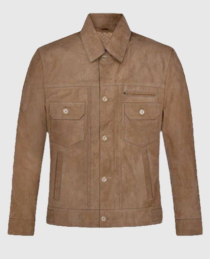 Men's Grunge Leather Jacket