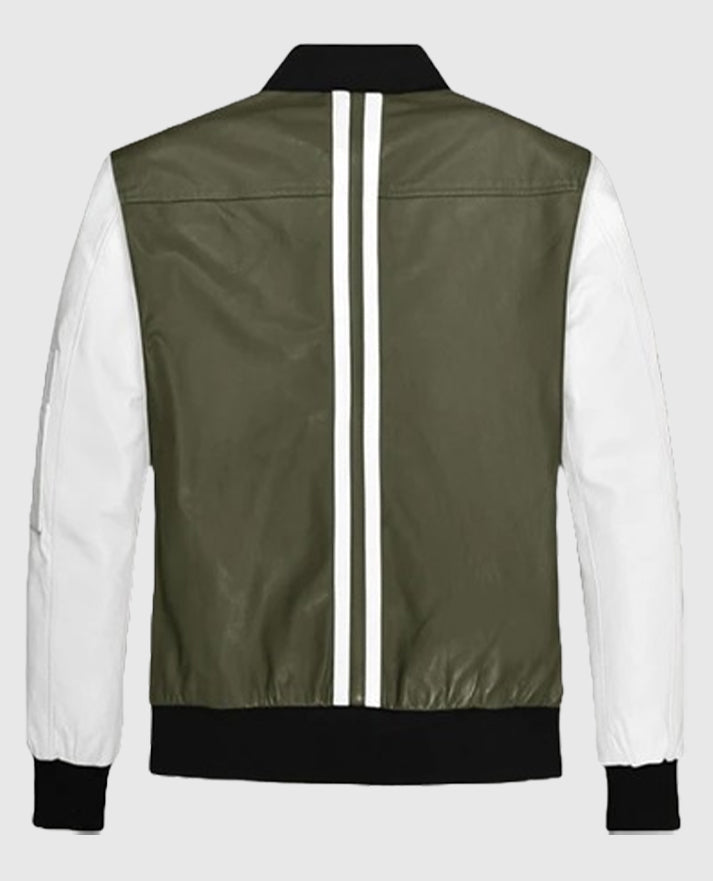 Men's Coach Leather Varsity Jacket