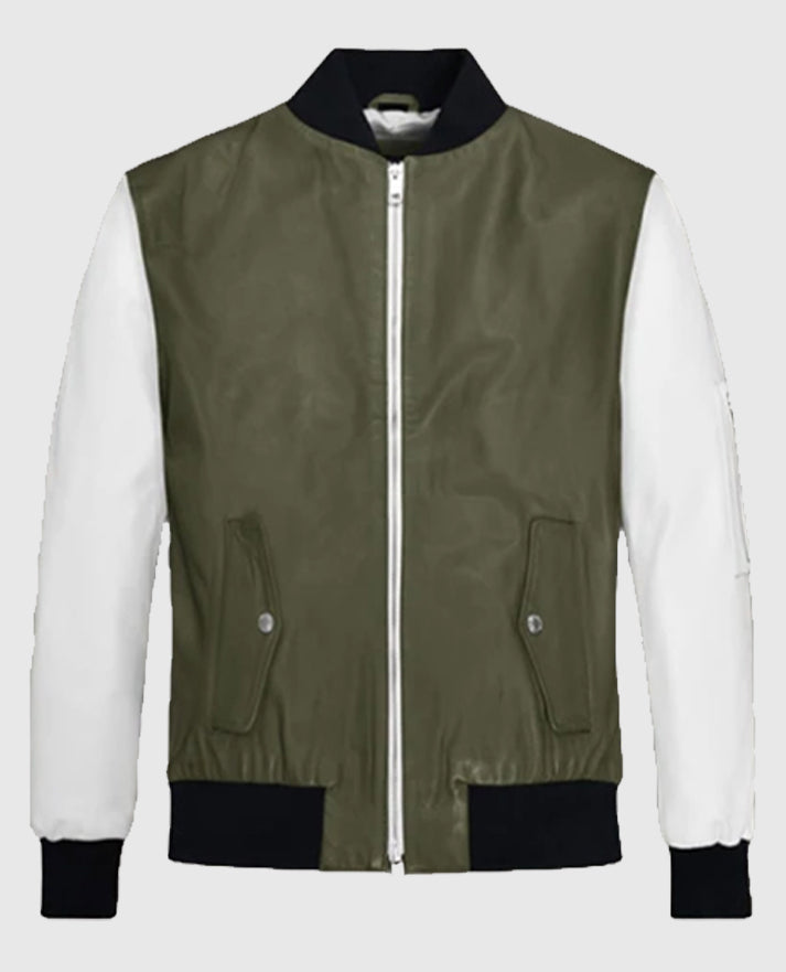 Men's Coach Varsity Leather Jacket