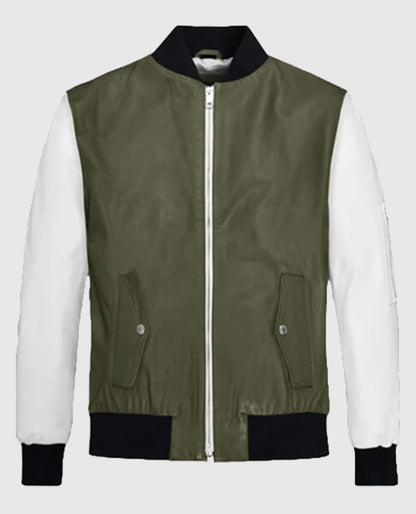 Men's Coach Varsity Leather Jacket