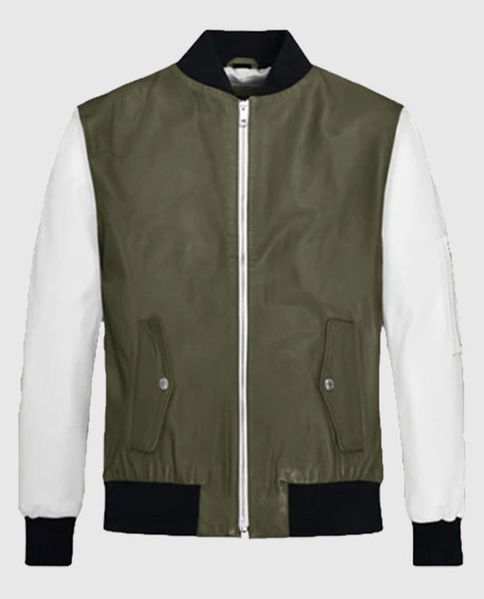 Men's Coach Varsity Leather Jacket