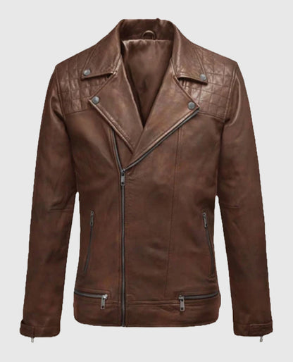 Ironwood Spanish Brown Biker Jacket