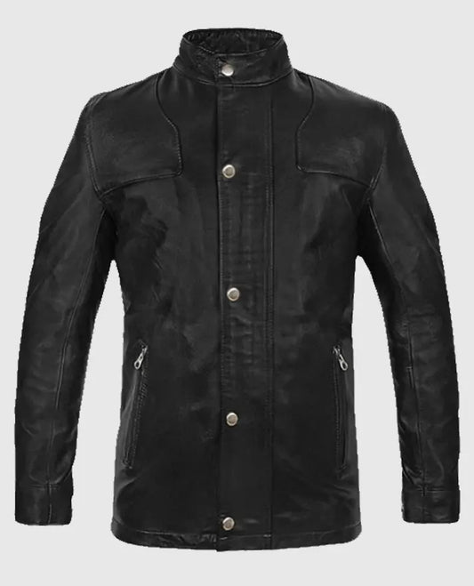 Military Command Leather Jacket