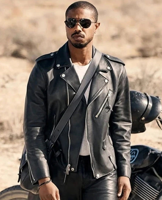 Michael B. Jordan leather jacket