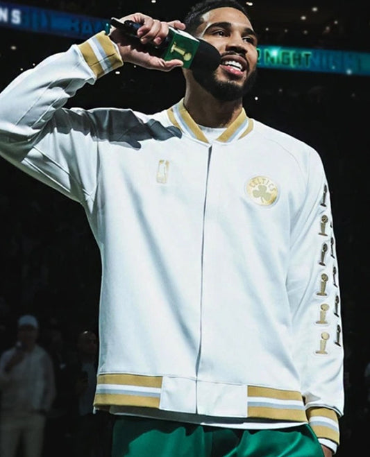 NBA Boston Celtics Trophy Ring Banner Jacket