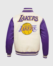 NBA Los Angeles Lakers Purple-white Varsity Jacket
