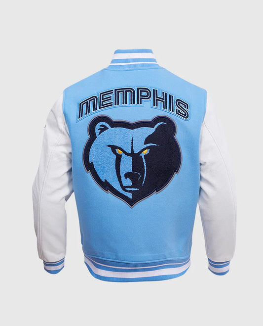 NBA Memphis Grizzlies Rib Wool Varsity Jacket