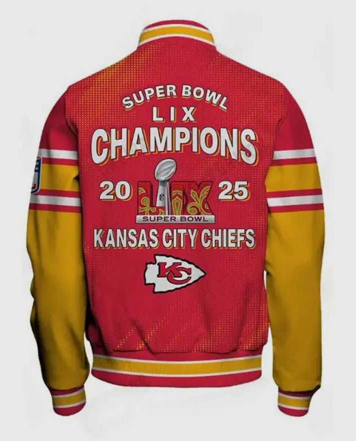 NFL Kansas City Chiefs Super Bowl LIX Letterman Jacket