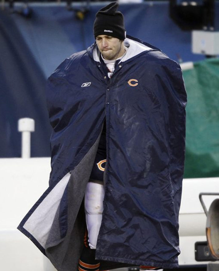 NFL sideline Cape Blue Coat