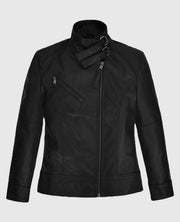 Natalie Portman Vox Lux Black Leather Jacket