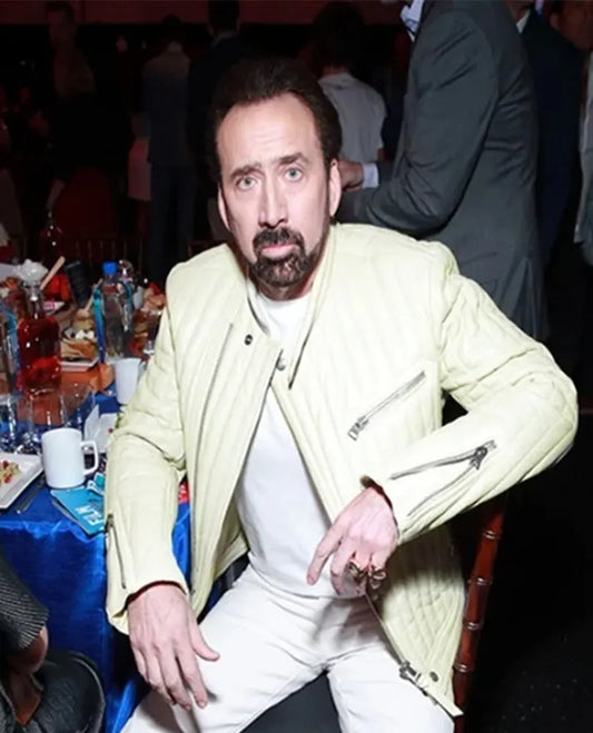 Nicolas Cage Leather Jacket
