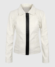 Off-White Shirt-Style Leather Jacket