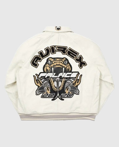 Palace Avirex No Snakes White Jacket
