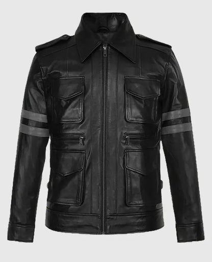 Resident Evil 6 Leon Kennedy Leather Jacket.