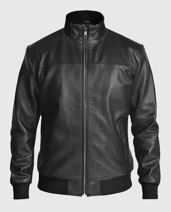 Richard Madden Leather Jacket.