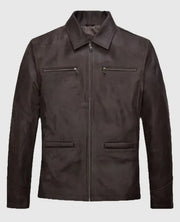Sam Worthington Kidnapping Mr Heineken Leather Jacket.