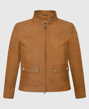 Scarlett Johansson The Avengers Brown Leather Jacket