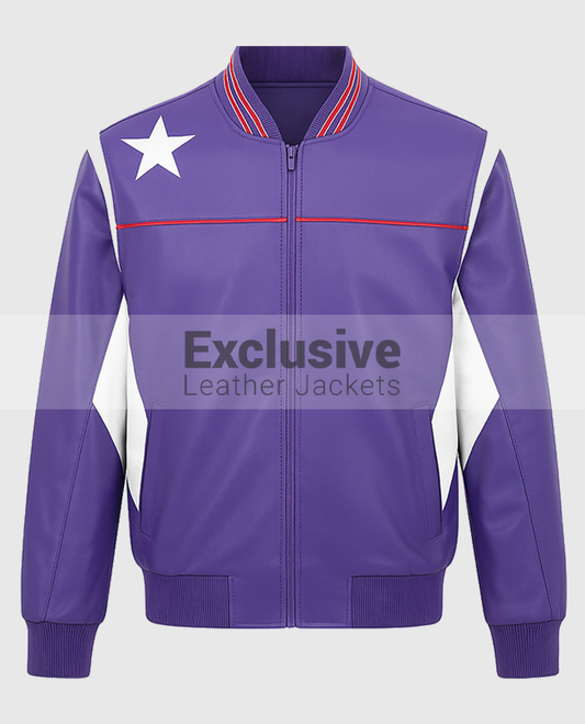 Snoop Dogg Paris 2024 Olympics Purple Jacket.