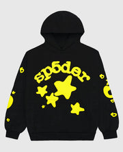 Sp5der Beluga Black  Hoodie