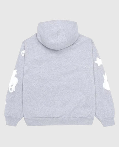 Sp5der Beluga Gray Hoodie
