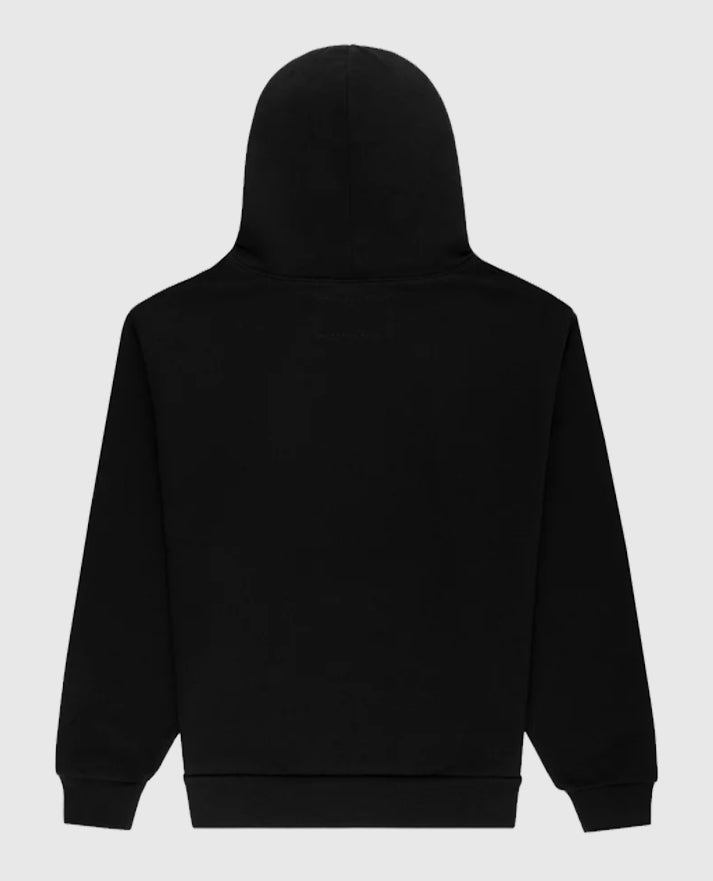 Shop Sp5der OG Rhinestone Logo Black Hoodie