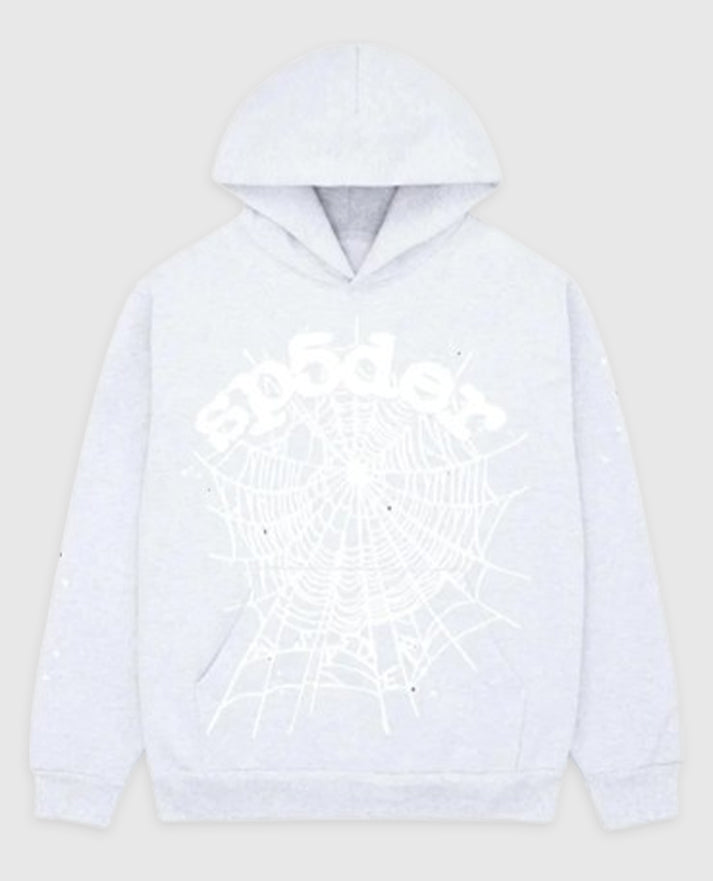 Sp5der OG Web Gray Hoodie