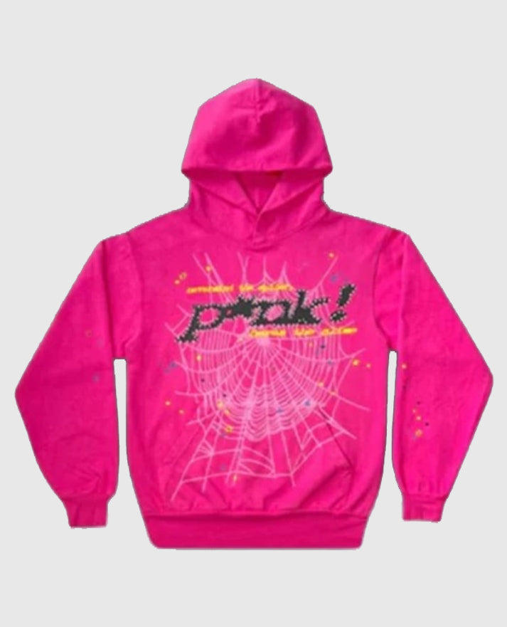 Sp5der Pink Hoodie