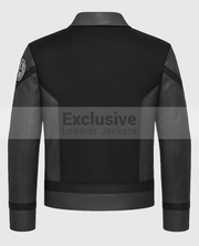 Star Trek Strange New Worlds Gray Leather Jacket