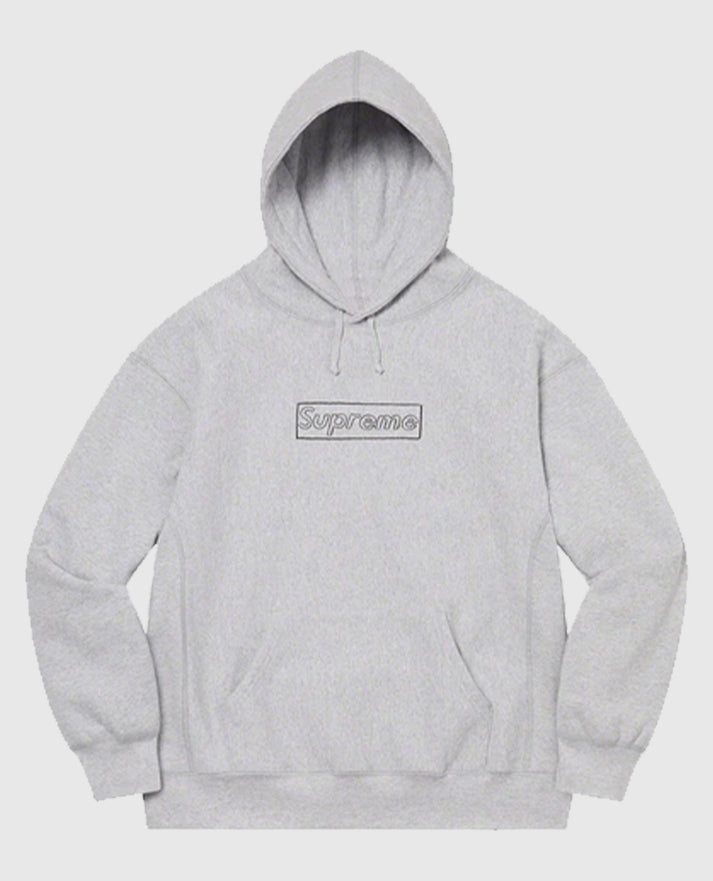 Supreme KAWS Chalk Logo Hooded Sweatshirt